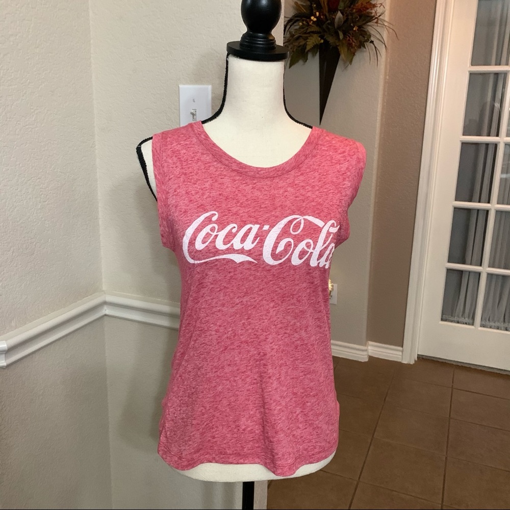 Coca Cola Vintage red logo tank top Size M